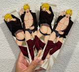 Sanji Anime Unofficial Fanart Plastic Bookmark