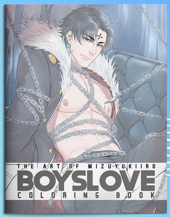 [PREORDER] Art of Mizuyukiiro BOYS LOVE Coloring Book (NSFW)