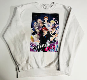 Start-Up Cover Print Sweatshirt Size MEDIUM (SAMPLE)